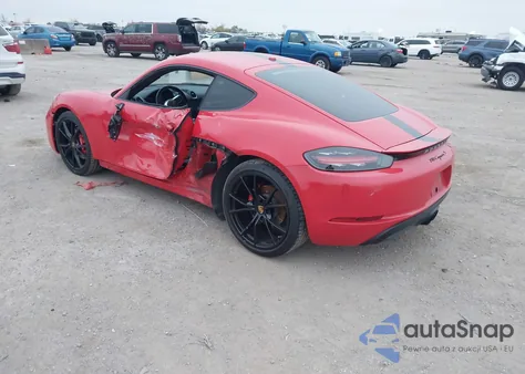2021 Porsche 718 Cayman S from USA, damaged, VIN WP0AB2A83MS275208